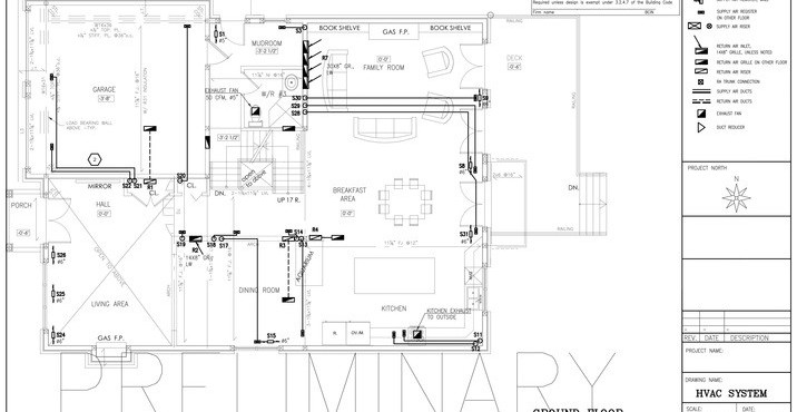 H.V.A.C Drawings and Plans - Well Built | Hvac Drawing Images | | Well Built House